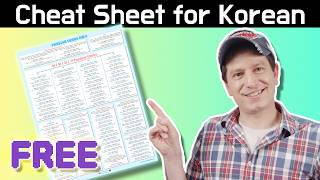 I created a Korean Passive Verbs CHEAT SHEET [5/8]