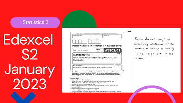 Edexcel IAL S2 January 2023 Exam Paper