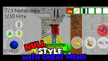 Null Style With Cheats Menu - Baldi
