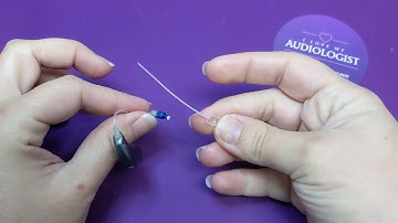 Tutorial: How to put on an Oticon hearing aid anchor "ear grip"