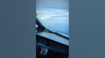 Cruising through the clouds ⛅️ #a320cockpit #airbus320 #aviation