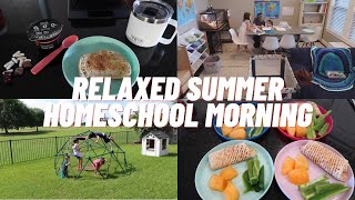 RELAXED SUMMER HOMESCHOOL MORNING | family of 6 by Roots and Arrows 94 views 2 years ago 9 minutes, 27 seconds