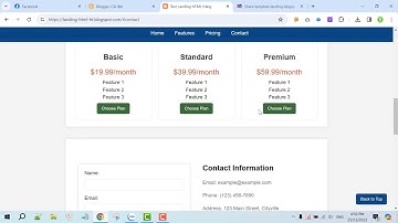 Share template landing blogspot nhẹ