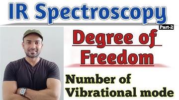 Degree of Freedom in IR Spectroscopy/ Number of Vibrational modes/ IR Spectroscopy