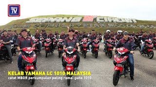 Kelab Yamaha LC 1010 Malaysia catat MBOR perkumpulan paling ramai guna 1010