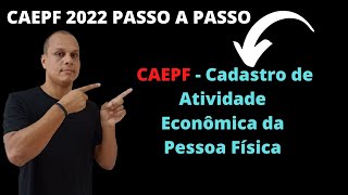 CAEPF Cadastro de Atividade Economica da Pessoa Fisica