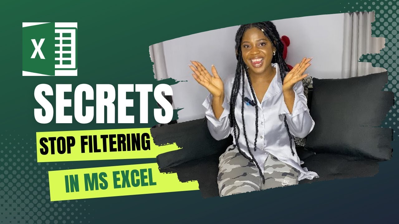 Ms Excel Tutorial - How to Use Excel Filter Funcion - YouTube
