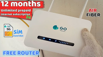 Go Telecom 5G/4G Router STC | 12 months unlimited prepaid internet subscription | 150Mbps Speed