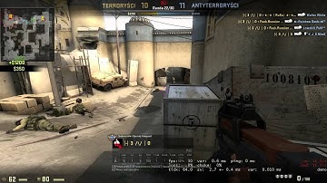 CS:GO ACE HENIO - 1vs5 deffence B - P90 (Dust2)