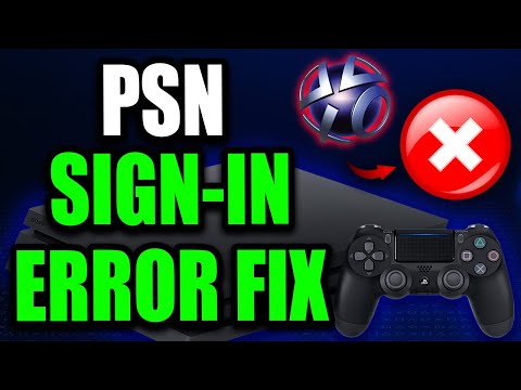 PS4: How to Fix PlayStation Network Sign-In Failed Error Tutorial! (Easy  Method) 2021 