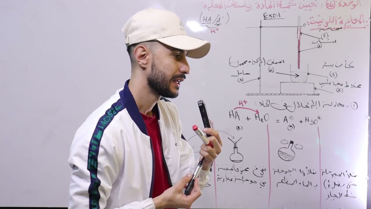 مراجعة شاملة للإختبارات 2 ثانوي حول المعايرة اللونية