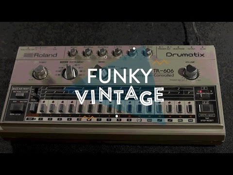 Funky Vintage: Roland TR-606 Drumatix Analog Drum Machine