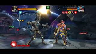 Warlock vs Bishop Node 50 Safeguard Mcoc Aw Mini Boss Solo