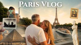PARIS VLOG | Viaje a París 4K | Torre Eiffel, Louvre, Notre Dame, Crucero por el Sena | Aniversario