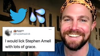 Stephen Amell Reads Thirst Tweets