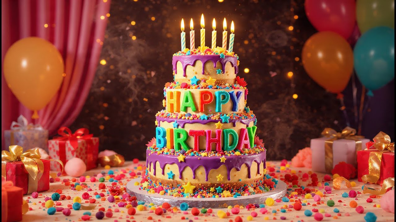 Happy Birthday to You 🎂🎶 13 Minutes Birthday Song  Long Celebration Video