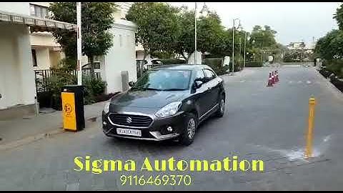Boom barrier Installation with RFID Reader | Automated Parking Solution | Sigma Automation