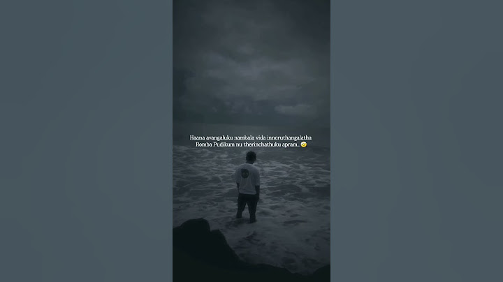 Athu romba kashtama irukum...🤕 | Apdi nenachuthu enoda thappu tha...🤧 #brokenfeelings #sadness #me