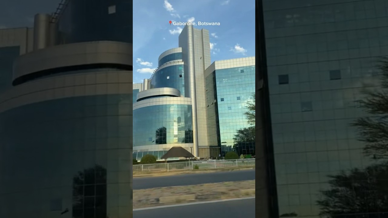 😍Did you expect the buildings in Botswana to look like this? #shortsafrica #embershorts #botswana