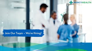 Mercy Health - Join Our Team!
