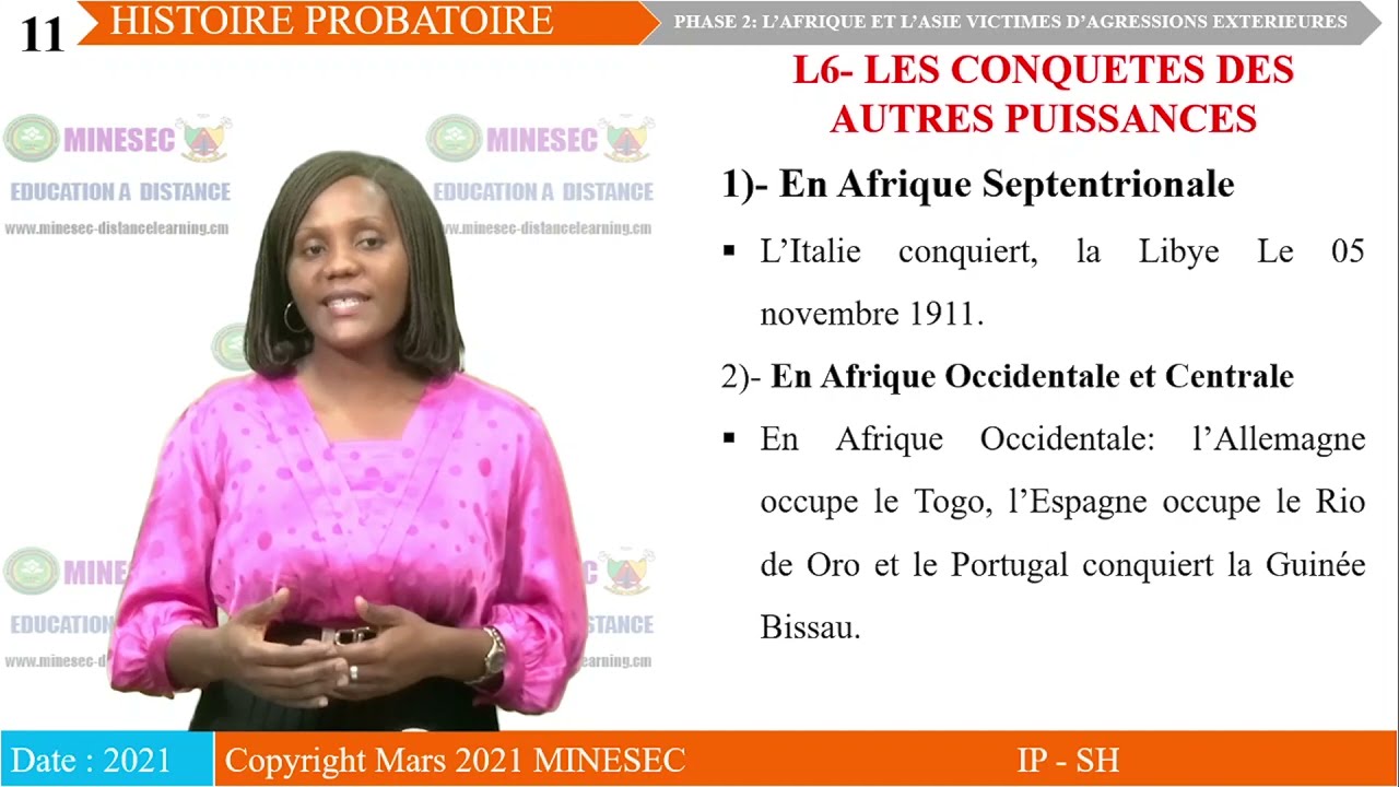 IP-SH HISTOIRE 1ère PHASE 2 L' AFRIQUE ET L' ASIE VICTIMES D' AGRESSIONS EXTERIEURES