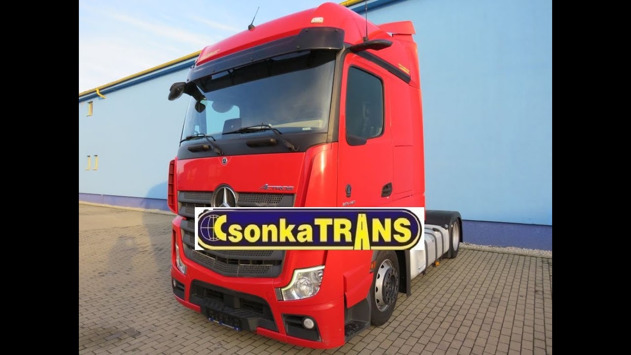 Mercedes-Benz ACTROS 1845*Low*Standklim*MirrorCam*New tach*MP5 - YouTube