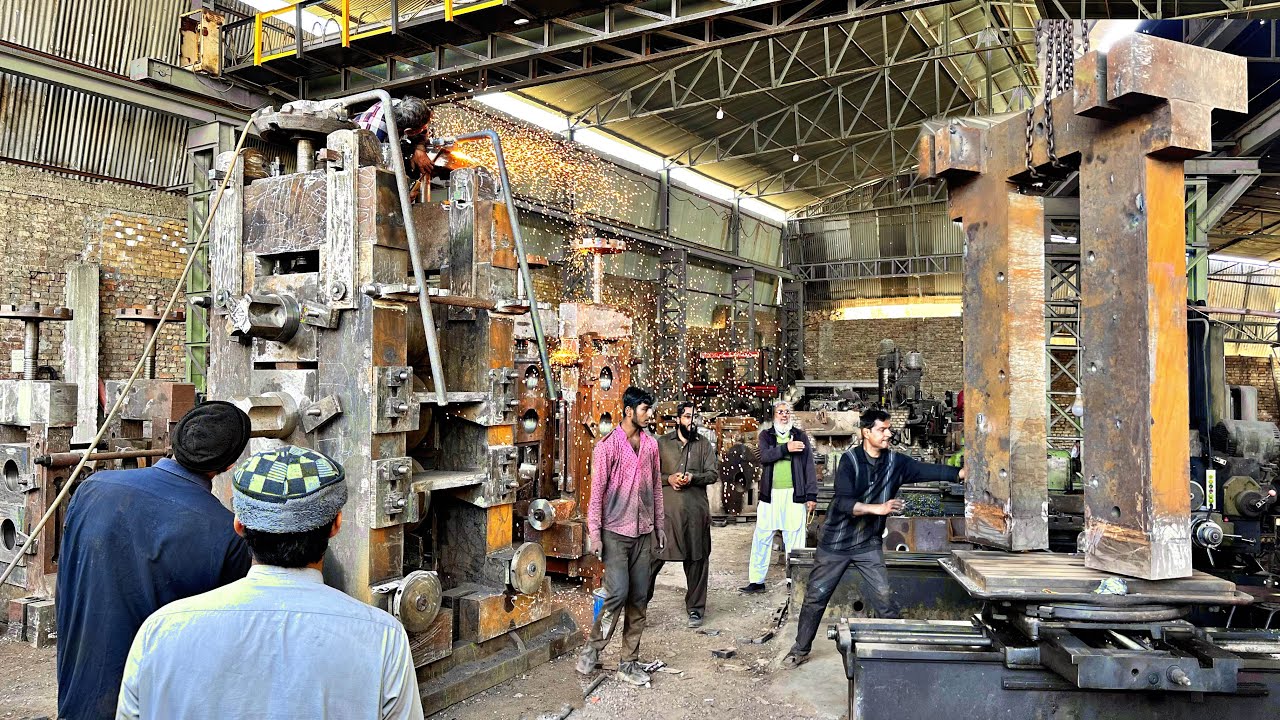 Process of Making 23,000KG Rebar Mill in Pakistani Workshop