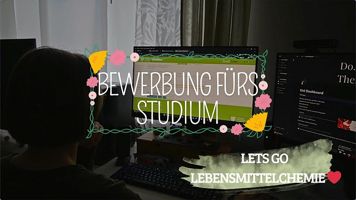 Meine Bewerbung an der BUW - Lebensmittelchemiestudium WiSe 2025/26🧪