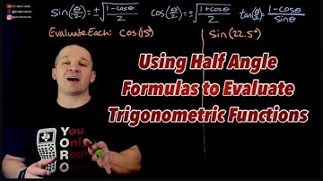 How to use Half Angle Formulas to Evaluate Trigonometric Functions (quadrant 1)