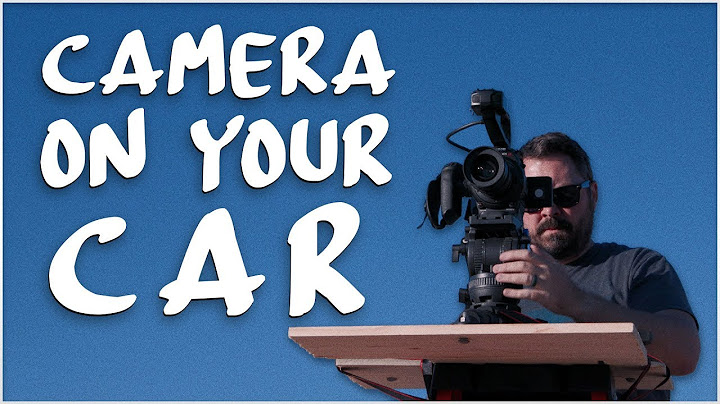 Low Angles & Strapping your Camera to a Car