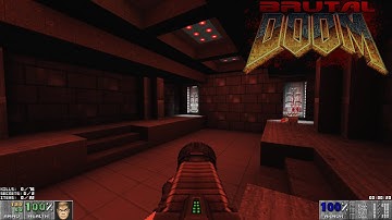 Brutal Doom [Exp v21.13.1] - Zero Brightness Beta - Map07: Testing Grounds | 4K/60