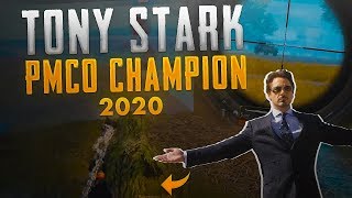 TONY STARK PMCO CHAMPION 2020 | EPIC PUBG MOMENTS