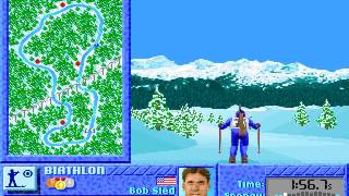 The Games: Winter Challenge (PC/DOS) 1991, Accolade 