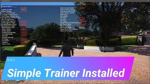 How to Install Simple Trainer Mod on GTA 5 2021