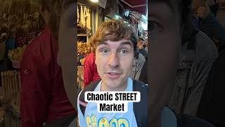 Walking Through Chaotic Street Market #solotravel #travel #istanbul #streetmarket #bazaar #europe