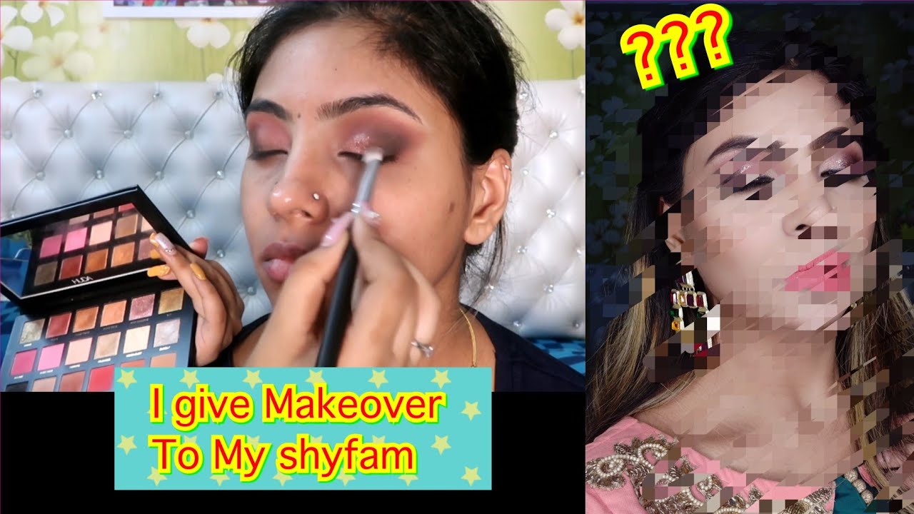 I give makeover to My shyfam