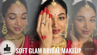 Soft Glam Bridal Makeup | Dusky Skin Makeup Transformation | Makeup Tutorial | Trending Makeup |