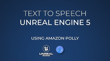 Text to Speech in Unreal Engine 5 (AWS Polly)