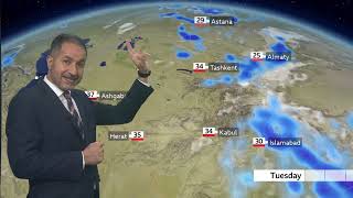 BBC Weather today in SOUTH AND CENTRAL ASIA - August 3rd, 2026