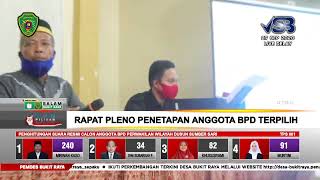 RESMI DITETAPKAN! Simak Rapat Pleno Penetapan Anggota BPD Desa Bukit Raya Terpilih!