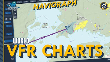 Navigraph World VFR Charts Intro - Charts 8 Update - MSFS P3d XPlane 12