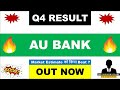 Au small finance bank q4 results 2024  au small finance bank results  au small finance bank