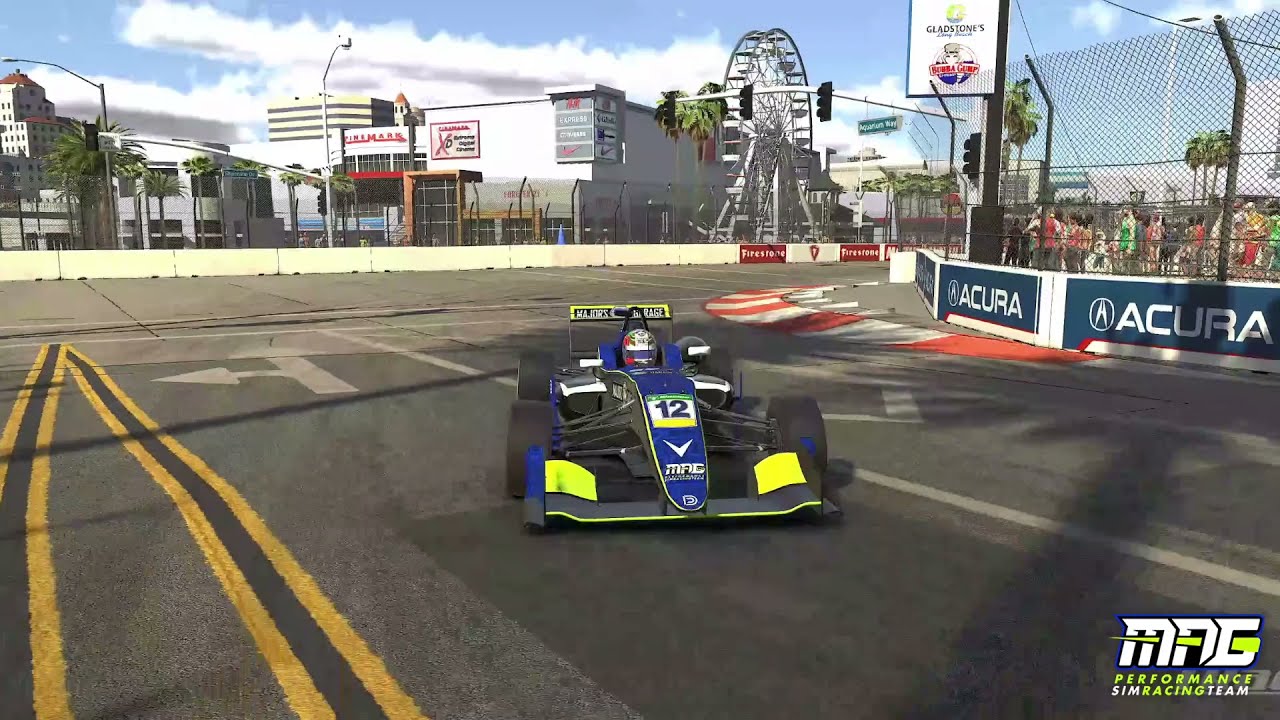 iRacing F3 - Long Beach - New Dallara F3 Pro Livery