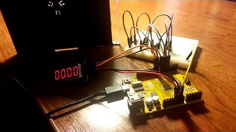 Счетчик Arduino TM1637 ЦС в действии