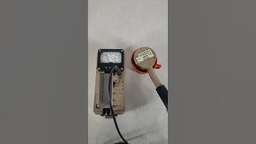 Testing a Ludlum Model 3 Radiation Survey Meter Geiger Counter Pancake with a Vintage Ceramic Cup