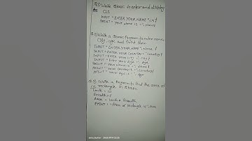 q basic programming |write QBASIC to enter and display your name|