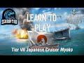World of warships  learn to play tier vii japanese cruiser myoko