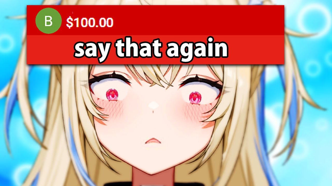 Fuwawa's accent saying this word BROKE chat...