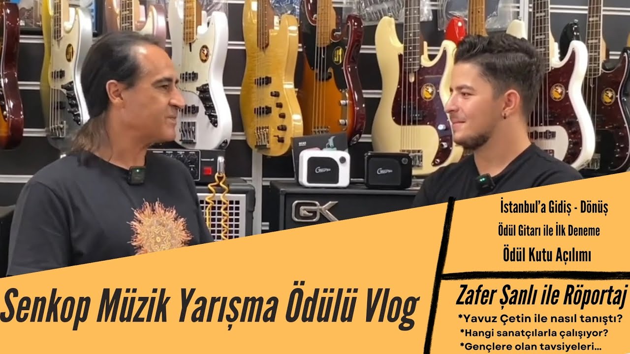 🥇SENKOP MÜZİK YARIŞMA ÖDÜLÜ VLOG (Zafer Şanlı ile Röportaj,İstanbul’a Gidiş-Dönüş)