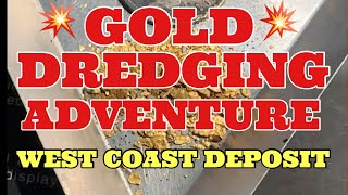 Gold Dredging In Southwest Oregon - Working old hydro mining tailings 💥 #goldmining #gold